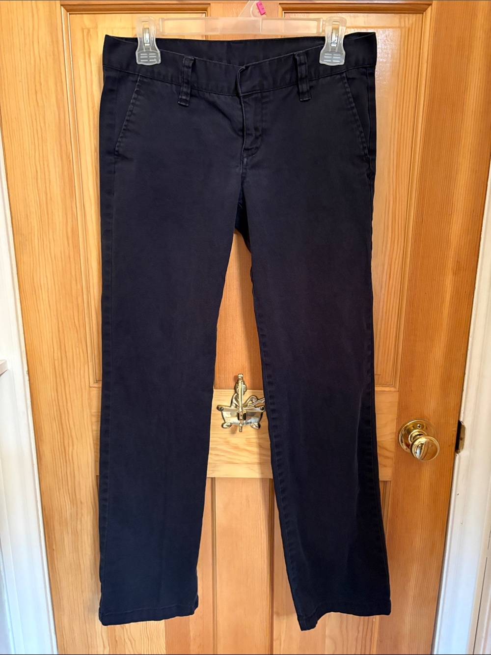 Hurley black straight leg cotton pants